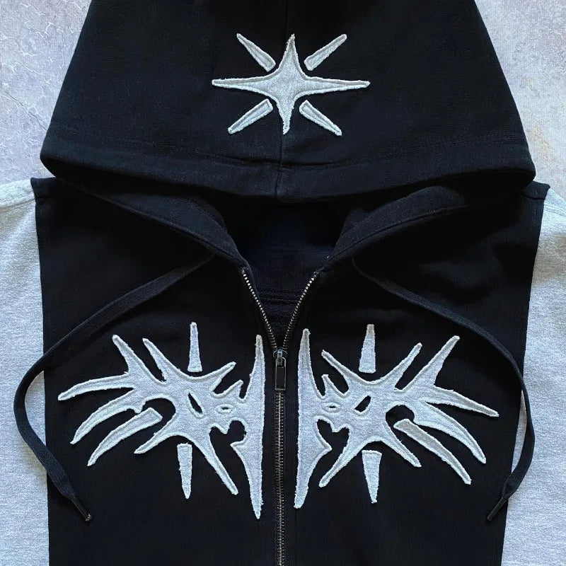 Y2K zip up hoodie