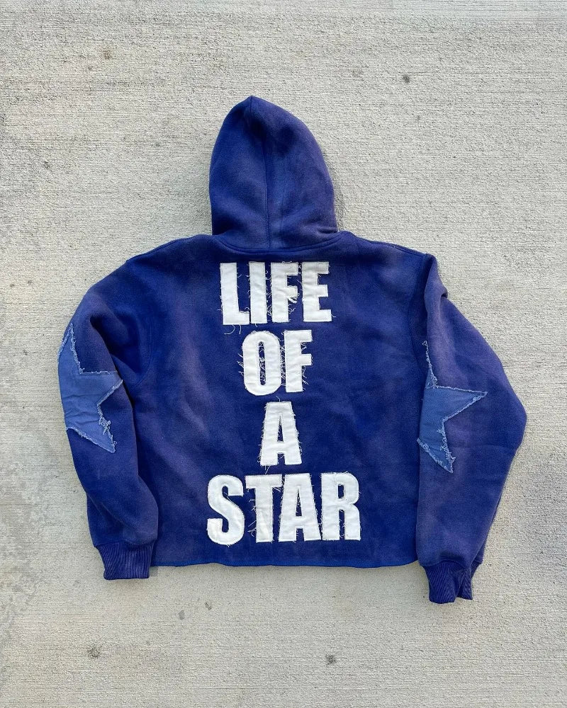 Hoodie with a 3D text