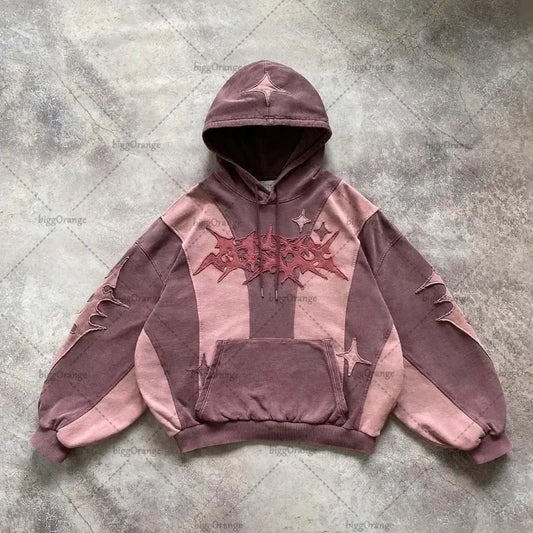 Pink Y2K hoodie