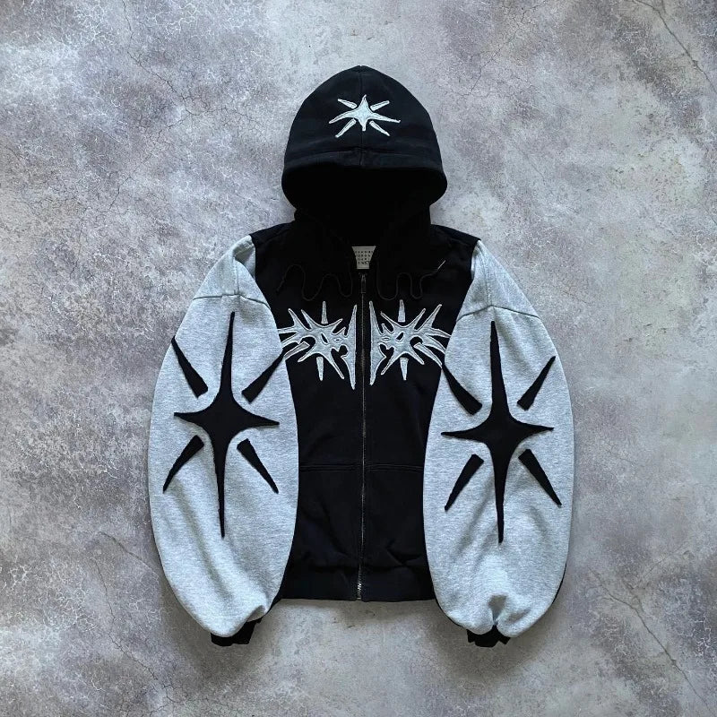 Y2K zip up hoodie